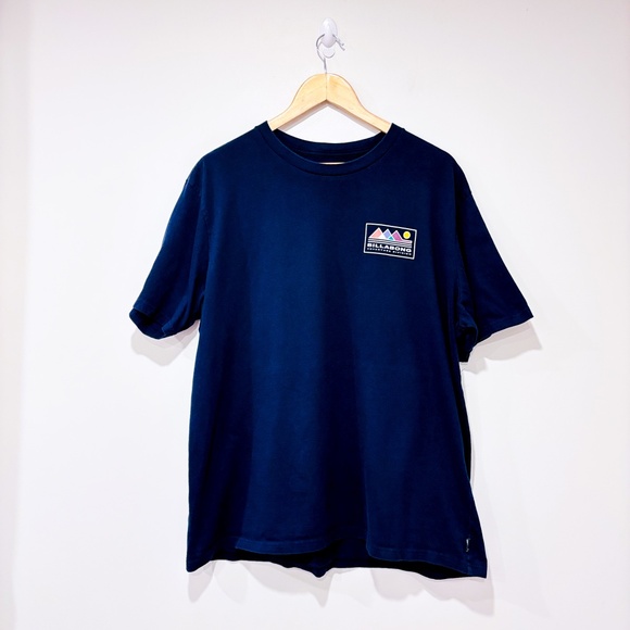 BILLABONG Navy t-shirt - Picture 1 of 8